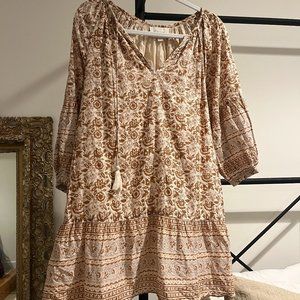 Cleobella Block Print Mini Dress
